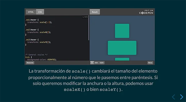 Ejemplo de presentación autoexplicativa con código interactivo