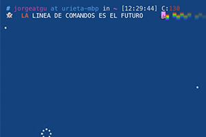 La línea de comandos es el futuro