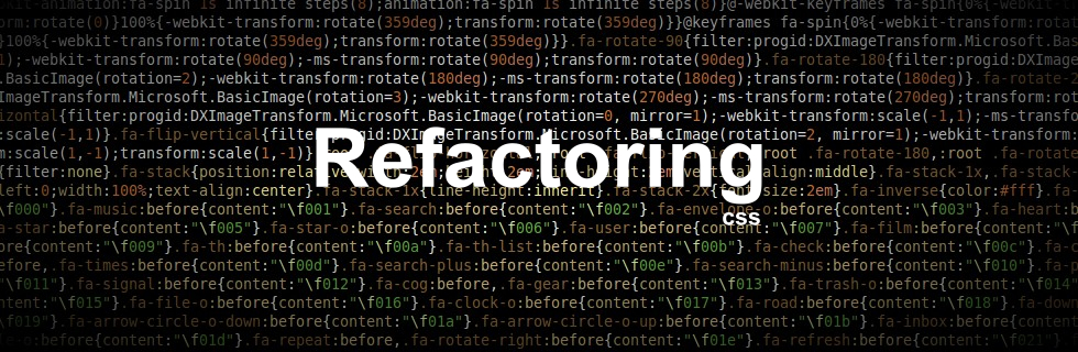 Refactorizar: Welcome to the CSS jungle | OCTUWEB