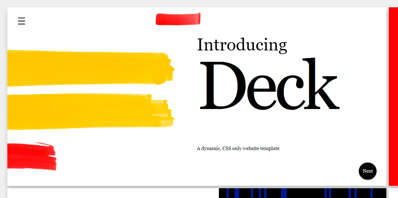 The Deck CSS Grid